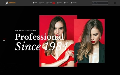 Fotojenic Fashion Agency Template