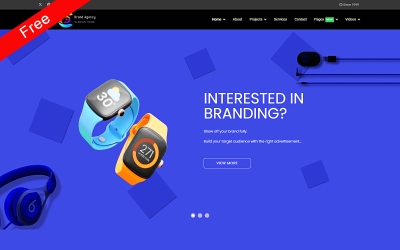 Colibric Brand Portfolio Free Template