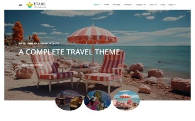 Titanic Hotel Booking and Travel Tourism Template