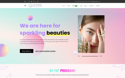 JL Aesthetic Beauty Salon Templates