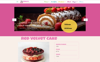 JL Shekerlic Patisserie Template