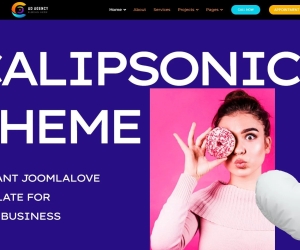Calipsonic IT Solutions Technology  Template