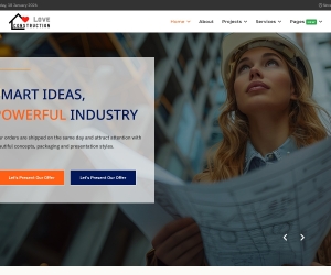 JL Tectonic Industry and for Architecture Joomla6 Theme 