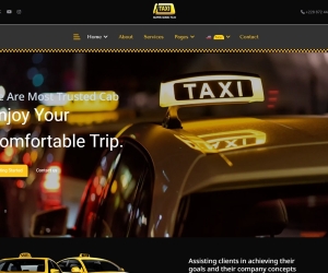 Supersonic Taxi Joomla Template