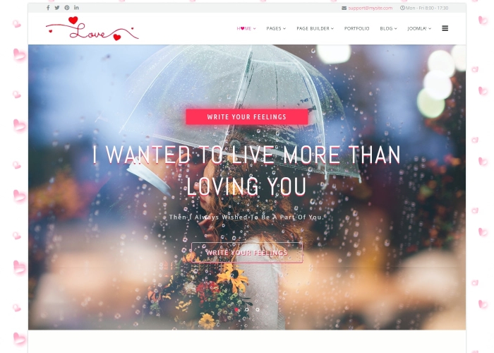 Romantic Love Template