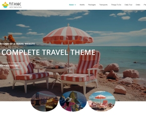 Titanic Hotel Booking and Travel Tourism Template