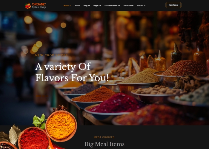 JL Aromatic Organic Agriculture Food Joomla5 Template