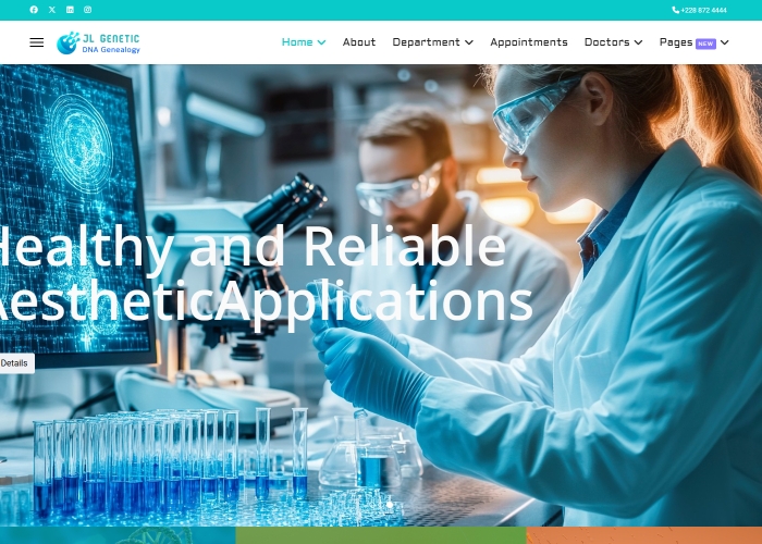 JL Genetic Lab Science Research Template