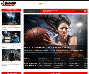 Spormatic Joomla Sports and Sports News Template