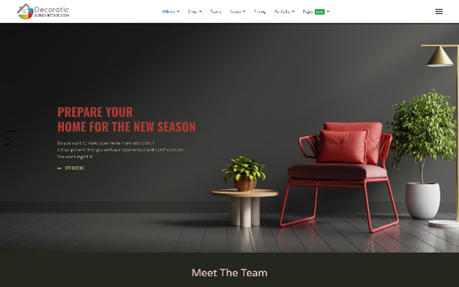 Decoratic Furniture  Joomla 5 Template