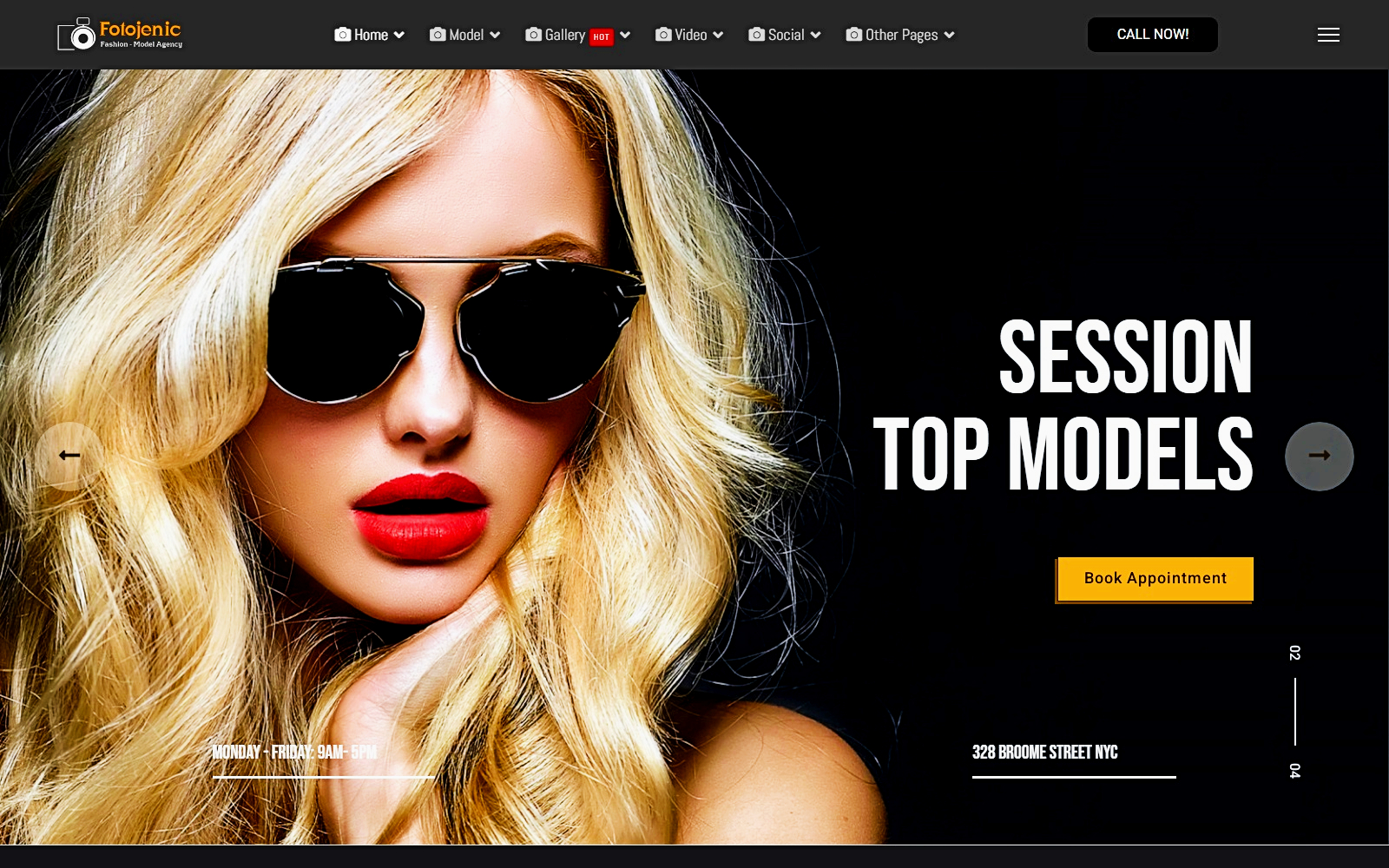 Best Model Agency Joomla 5 Templates 