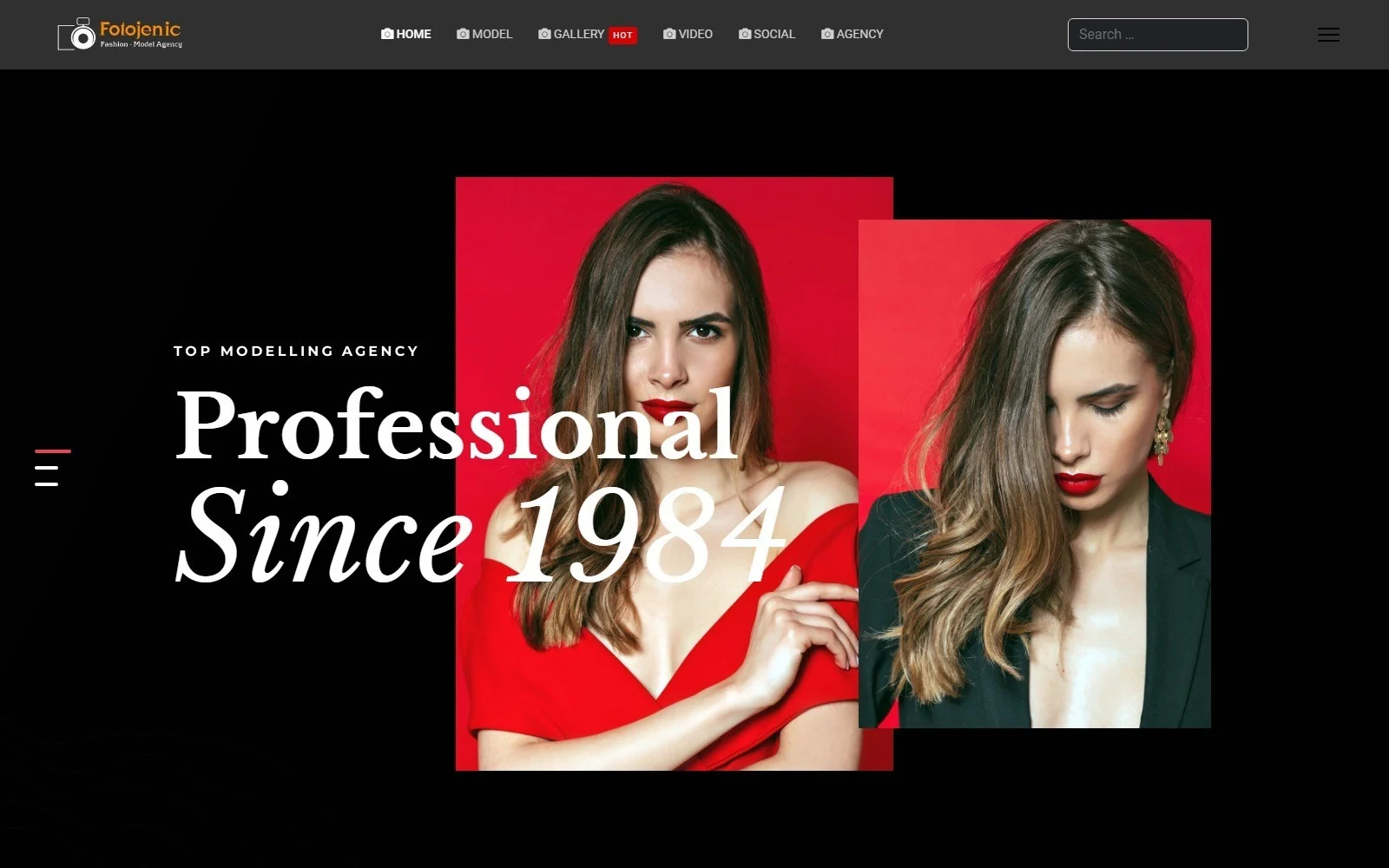 Model Agency Responsive Joomla 5 Templates