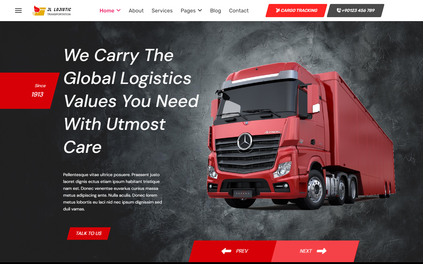 Logistics Joomla 5 Templates