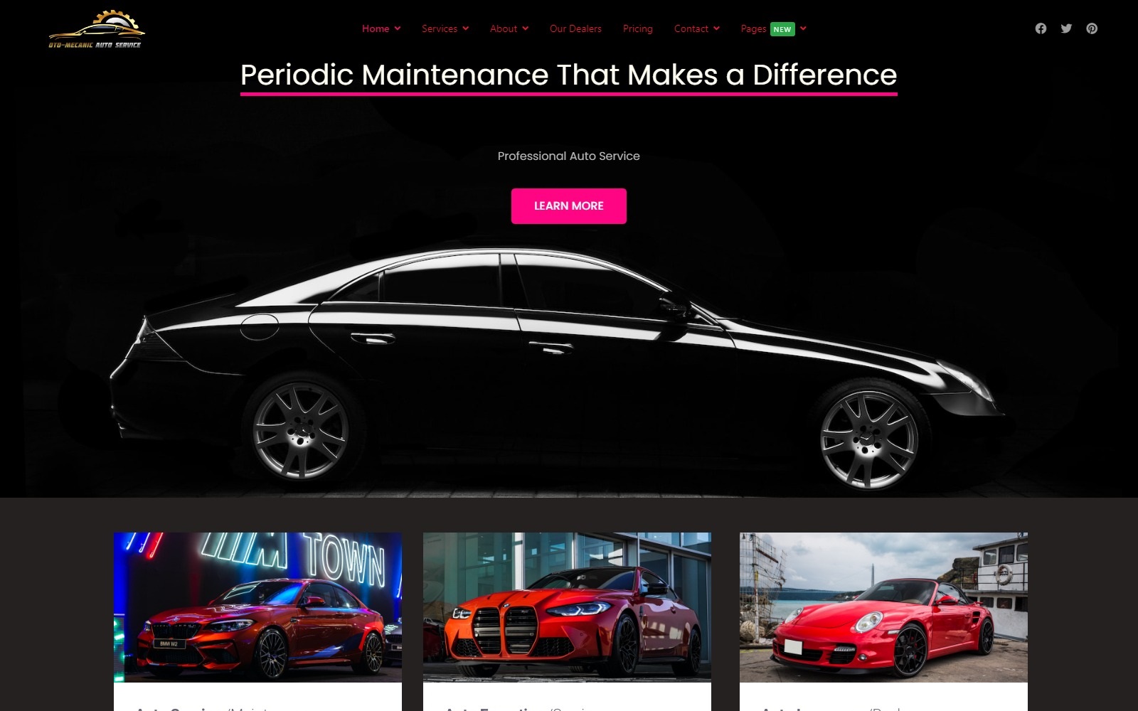 Auto Service & Expertiz Joomla 5 Template